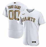Customized Men's San Francisco Giants Active Player White 2022 All-Star Flex Base Stitched Jersey,baseball caps,new era cap wholesale,wholesale hats